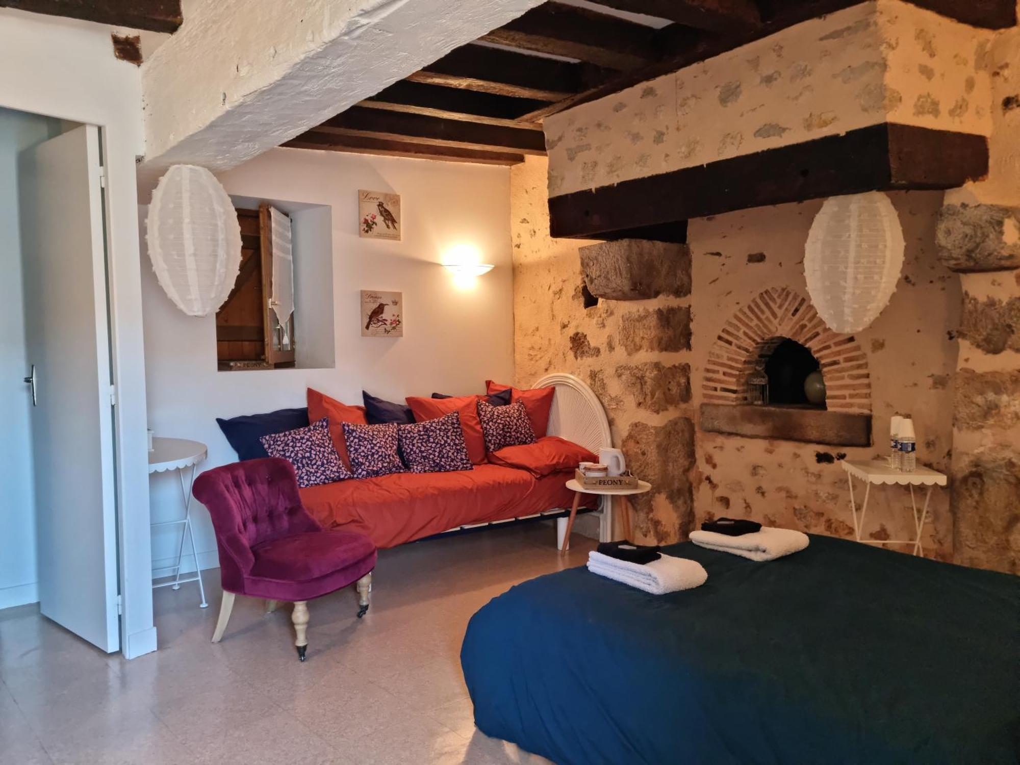 L 'Aupinouse Chambre Double Pivoine Avec Salle D'Eau Privative La Suze-sur-Sarthe Exterior foto